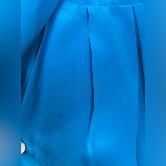 Rebecca Taylor 100% silk dress. With tie belt, bubble style bottom v forgiving! - Picture 9 of 9
